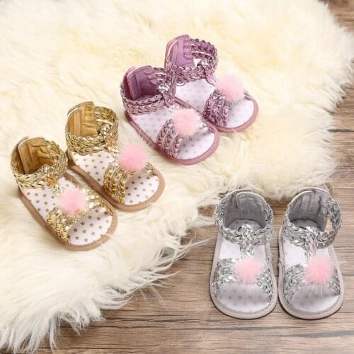 Summer 0-1 years old female baby soft bottom shoes non-slip baby toddler shoes