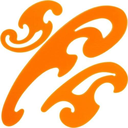 LMDZ 3pcs Plastic Curve Template Ruler Cloud Shaped Drawing Painting Model for Tailor Designer Sewing Dressmaking