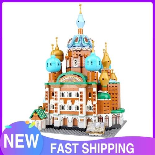 Creative Architecture Series The ST.Petersburg Castle Set Landmark Building Blocks Bricks Fit 10189 Toys Christmas Gift