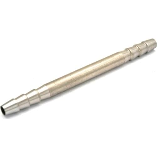 Fit 6mm I/D Hose 304 Stainless Steel Barb Hose Tail Connector Length 80mm Pipe Fitting