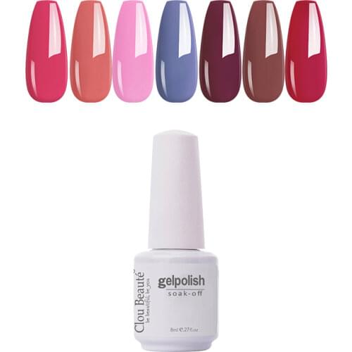 Clou Beaute Primer Gel Varnish Soak Off UV LED Gel Nail Polish Color Nail Gel Base Coat No Wipe Top Gel Lacquer Painting Hybrid