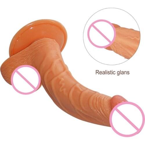 Suction Cup Dildo Realistic Penis Soft Dick Female Masturbator Clitoral Stimulator Anal Plug Sex Toys For Women Sexshop