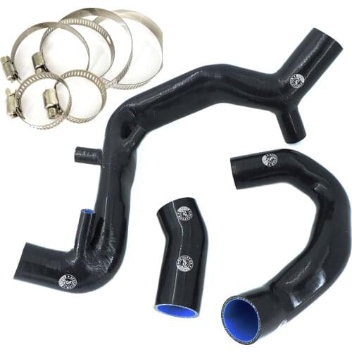 Turbo Intake Hose For Benz SMART 1000 smart 451 1.0T Silicone Radiator Hose Kits(3Pcs) Red/Blue/Black