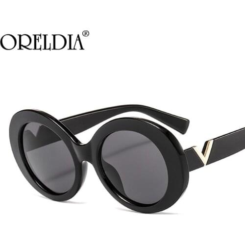 Oversized Round Sunglasses Women Vintage Steampunk Sun Glasses Shades Glasses Man Luxury Brand Glasses Frames Eyeglasses UV400