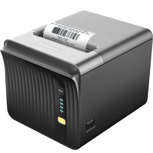 3 Inch Bluetooth Thermal Desktop Printer Barcode Printer 80mm*80mm Thermal Receipt Printer Support Thermal Order Bill Paper