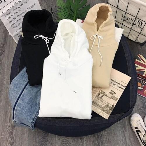 Oversized Sweatshirt Womens Pure Color Womens Casual Sweatshirt Hoodie Ladies Long Sleeve Casual Warm Hoodie Pullover Top