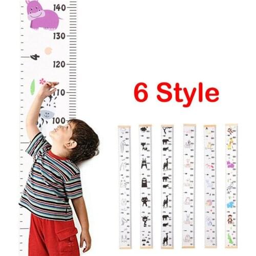 20cm x 2m high.Baby Growth Chart Handing Ruler Wall Decor for Kids, Canvas Removable Height Growth Chart
