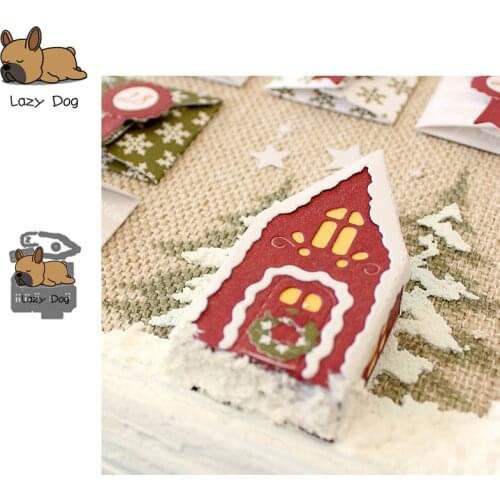 3D House Building Series Metal Cutting Dies Scrapbooking Stencil DIY Craft Embossing Die Cuts Card Making New Dies For 2019