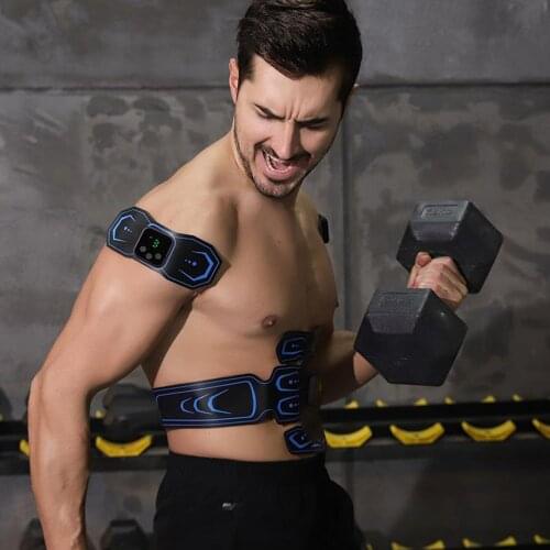 Abs Abdominal Muscle Stimulator Trainer USB Connect Fitness Equipment Training Gear Muscles Electrostimulator Toner Exercise