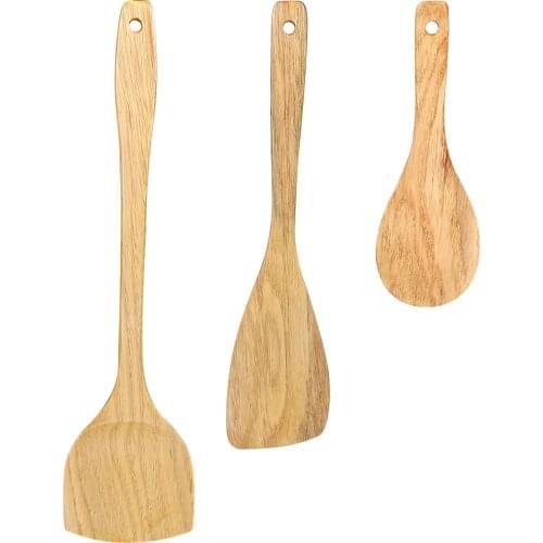 Wooden Spatula for Non-stick Pan Rice Spoon Kitchen Cooking Tool Cookware Wooden Turner Kitchen Accessories Wood Shovel