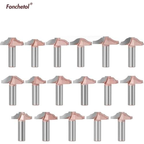 12.7MM Shank-1PCS,cnc solid carbide MDF PLYWOOD woodworking router bit,trimmer wood milling cutter,Cabinet lace door knife