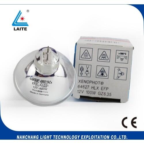 HLX64627 12V 100W MR16 EFP halogen bulbs endoscope light source microscope 12v100w GZ6.35 reflector lamp free shipping-10pcs