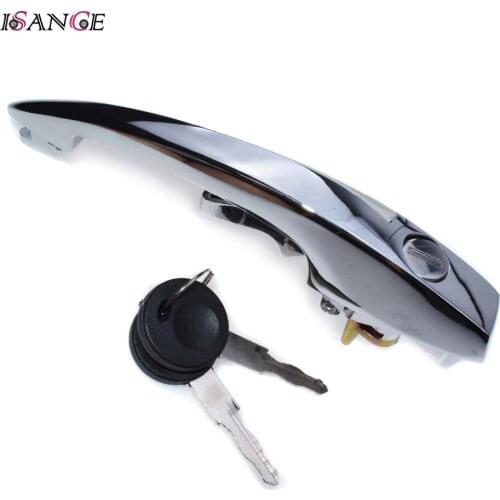 ISANCE Front Left OR Right Outside Chrome Door Handle 113837205M For VW 1968-1979 Super Beetle & Beetle & 1968-1970 Karmann Ghia