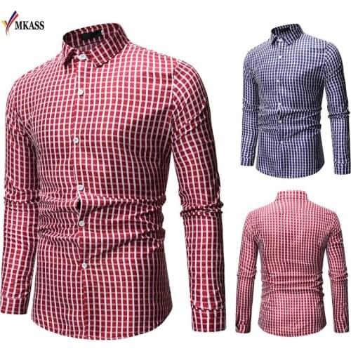 MKASS Men's Dress Shirts