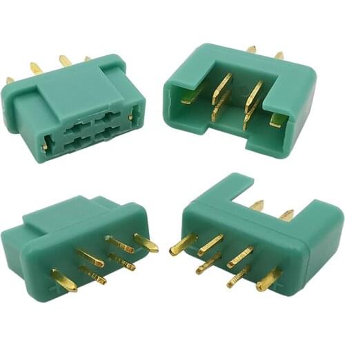MPX 6 Pin Male Female Jack Multiplex Connector Brass Pin MPX Connectors Plug for RC Lipo Battery ESC Motor DIY Tools Parts