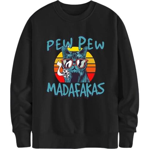 Pew Madafakas O Neck Hoodies Sweatshirts Men Brand New Arrival Hoody Autumn Winter Tracksuits White Moleton Masculino 2020