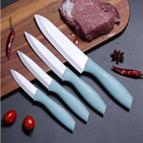 Ceramic Kitchen Knives Set 4 with 3/4/5/6 Inch Ceramic Paring Knife knifes for Ktichen and cooking knife