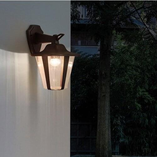 Outdoor waterproof wall lamp LED villa garden exterior wall American Outdoor super bright balcony European garden lamp