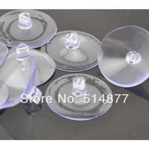 New 3cm White PVC Suction Cups Hooks Hanging Pack of 30pcs