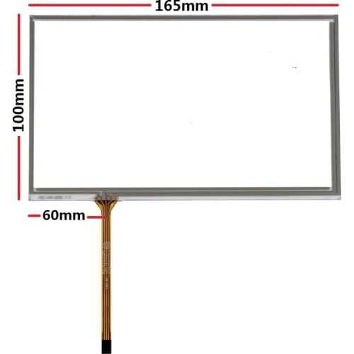 New 7 inch 4 wire touch screen industrial industrial computer equipment control LCD touch panel 165*100mm
