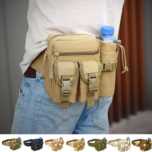 Climbing Fishing Belt Pack Waterproof Military Men Tactical Waist Bag Outdoor Working Sports Hiking Hunting Riding Army Pouch