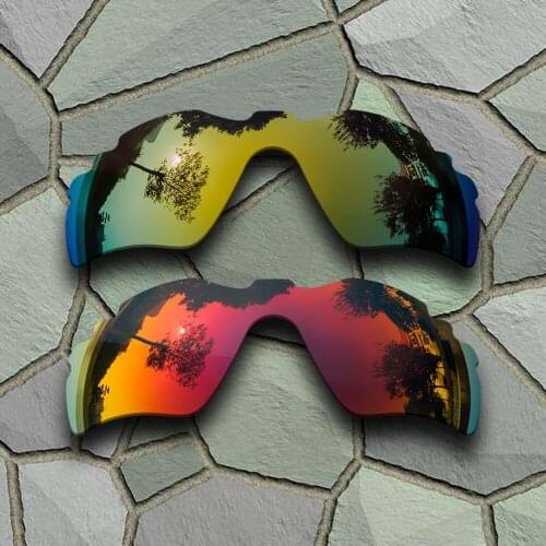 Yellow Golden&Violet Red Sunglasses Polarized Replacement Lenses for Oakley Radar Path Vented