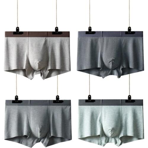 Boxers Underwear Cueca Boxer Men Shorts Plus Size Male Underpants Men boxers Shorts Sexy Mens Boxershorts Underpants 1PCS