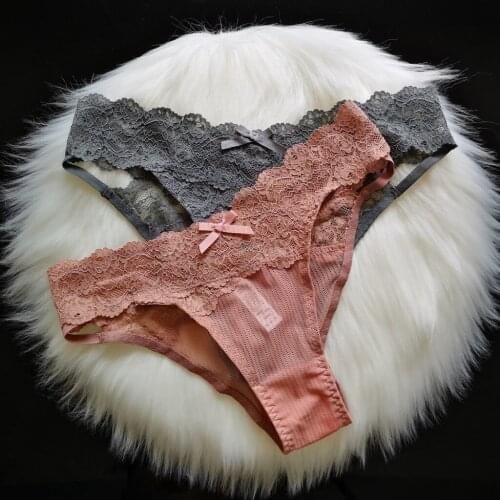 Women Sexy Panties Lace Transparent Underpants Seamless Womens Briefs G-String Low Waist Sexy Panties Women Thong Lingerie