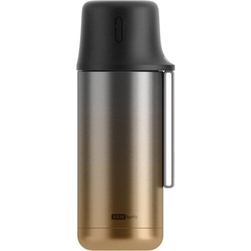 Business Affairs Vacuum Cup Fashion Gradual Change Color Double-deck Vacuum Non-rust Steel Cup Classic Bullet Thermos Cup