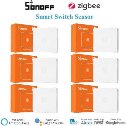 1-30pcs SONOFF SNZB-01 Zigbee MINI DIY Smart Switch Sensor Low Power,Support eWeLink APP SONOFF ZBBridge Alexa Google Alexa