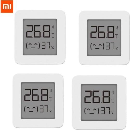 Xiaomi mi mijia Bluetooth Thermometer 2 Wireless Smart Electric Digital Hygrometer Thermometer Work with smart home APP