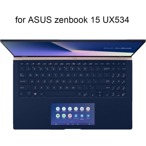 Keyboard Covers for ASUS zenbook 15 UX534 FA UX534FT UX533 vivobook S15 S532 new 2020 clear silicone skin protector cover TPU