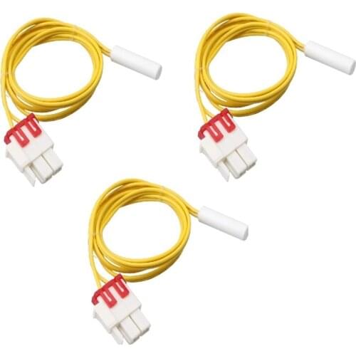 AD-3Pcs DA32-00006W Refrigerator Defrost Temp Sensor Replacement for Samsung AP41336842 DA32-10105R DA32-10105R