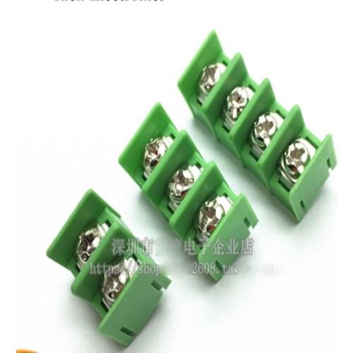 100pcs/lot MG/DG/KF7.62 Terminal Block 2P 3P 4P Power Terminal Block Spacing 7.62MM 300V 20A