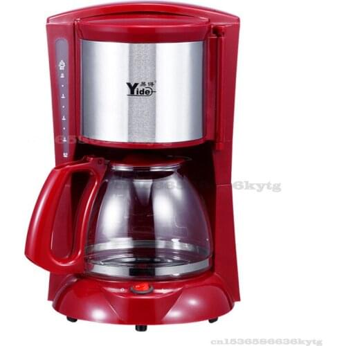 American Home Coffee Machine 8-12 Cups Drip Type Semi-automatic Cappuccino Latte Macchiato Multi-function Coffee Machine