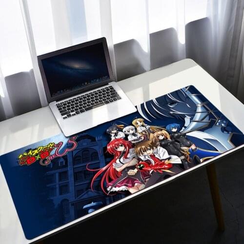 Mousepad Speed Cute Mouse Pad Gamer Pc Accessories Gaming Desk Anime Mat Cool Mausepad Computer Table High School dxd Deskpad