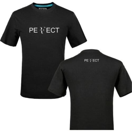 2021NEW design RF roger federer logo t shirt solid color cotton T Shirt Mens New Arrival Style Short Sleeve Men t-shirt