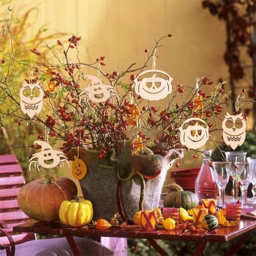 2021 New Halloween witch decoration listing Cutting Dies Wooden Knife Compatible Most Manual Die Cut Cutters