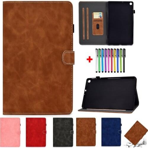 New Case For Amazon Kindle Fire HD 8 2020 Leather Protective Cover For kindle Fire HD 8 Plus 2020 Tablet Business Shell + Stylus