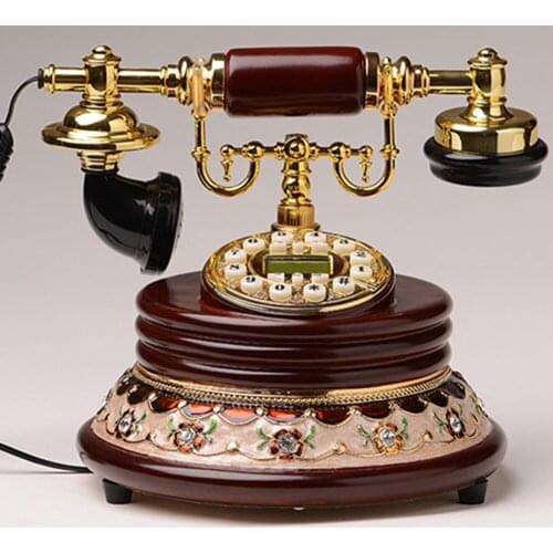 The new European telephone landline telephone cable retro antique household villa fixed telephone