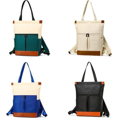 FIRECLUB 2021 New College style student school bag Trend Single Messenger Bag Backpack Waterproof Nylon Square Bag 28x11.5x41cm