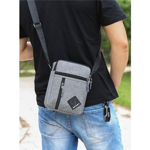 Casual Men Messenger Bag Men Crossbody Shoulder Bags Small Sling For Work Business Waterproof Oxford Packs Travel Bag