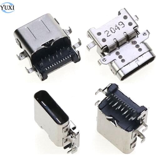 YuXi 5pcs For Lenovo ThinkPad E490 R490 E580 E585 TYPE-C DC Power Jack USB C Charging Connector Dock Plug