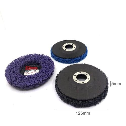5" Poly Strip Disc Abrasive Wheel Paint Peeling Rust Remover weld splatter Clean Grinding Wheels Durable Angle Grinder Car Truck