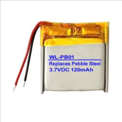 5pcs/lot TTVXO 120mAh for Pebble Steel Battery Smartwatch P140116 Pebble Steel Battery