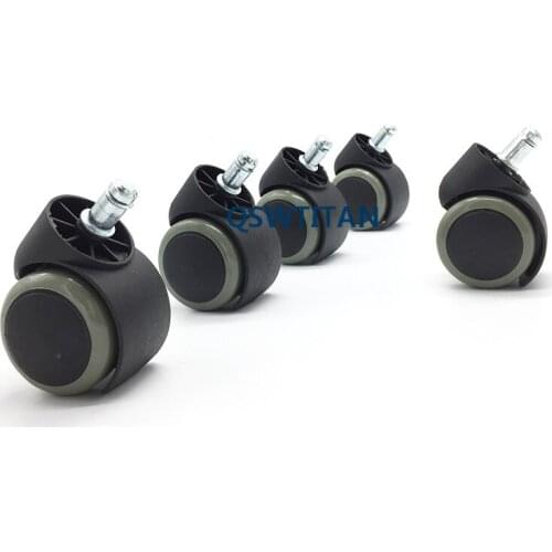 5pcs Dentist Chair Rubber Replacement for Swivel Wheel Office Chair Caster