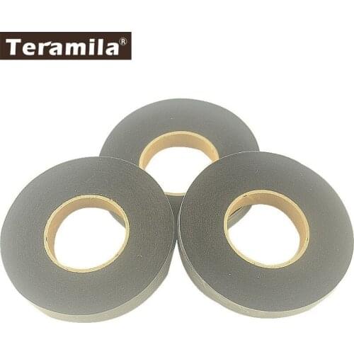 Teramila Fabric 1.5CM Width 3 Rolls Black Adhesive Double Faced Tape DIY Craft Bag Cloth Cotton Battings Synthetic Adhesive Tape