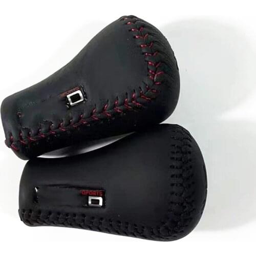 Universal Gear Shift Knob for Gearshift Shifter Stick Lever Headball MT Pen Gearshifter PU Leather MT