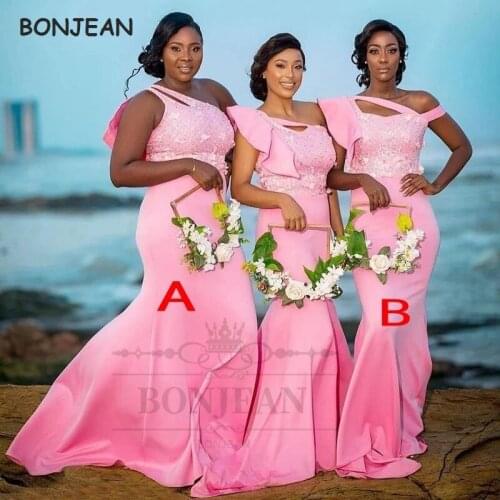 Mermaid Evening Dress One Shoulder 2021 Elastic Satin Corset Lace Up Floor Length Evening Prom Party Gowns