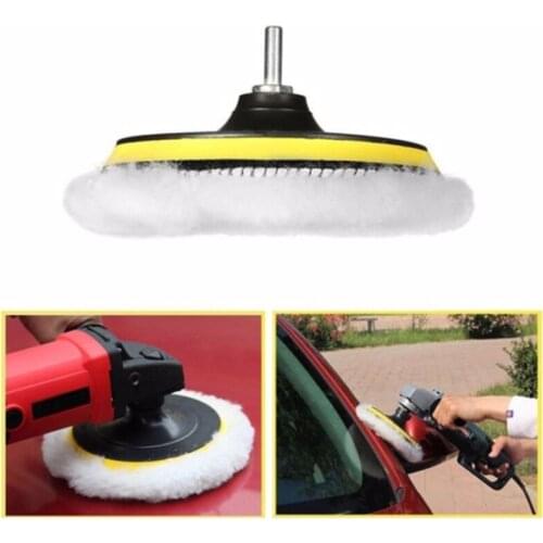 Wave Car Sponge Kit Foam Pad Reuseable 8pcs Detailing Wheel Buffing Care